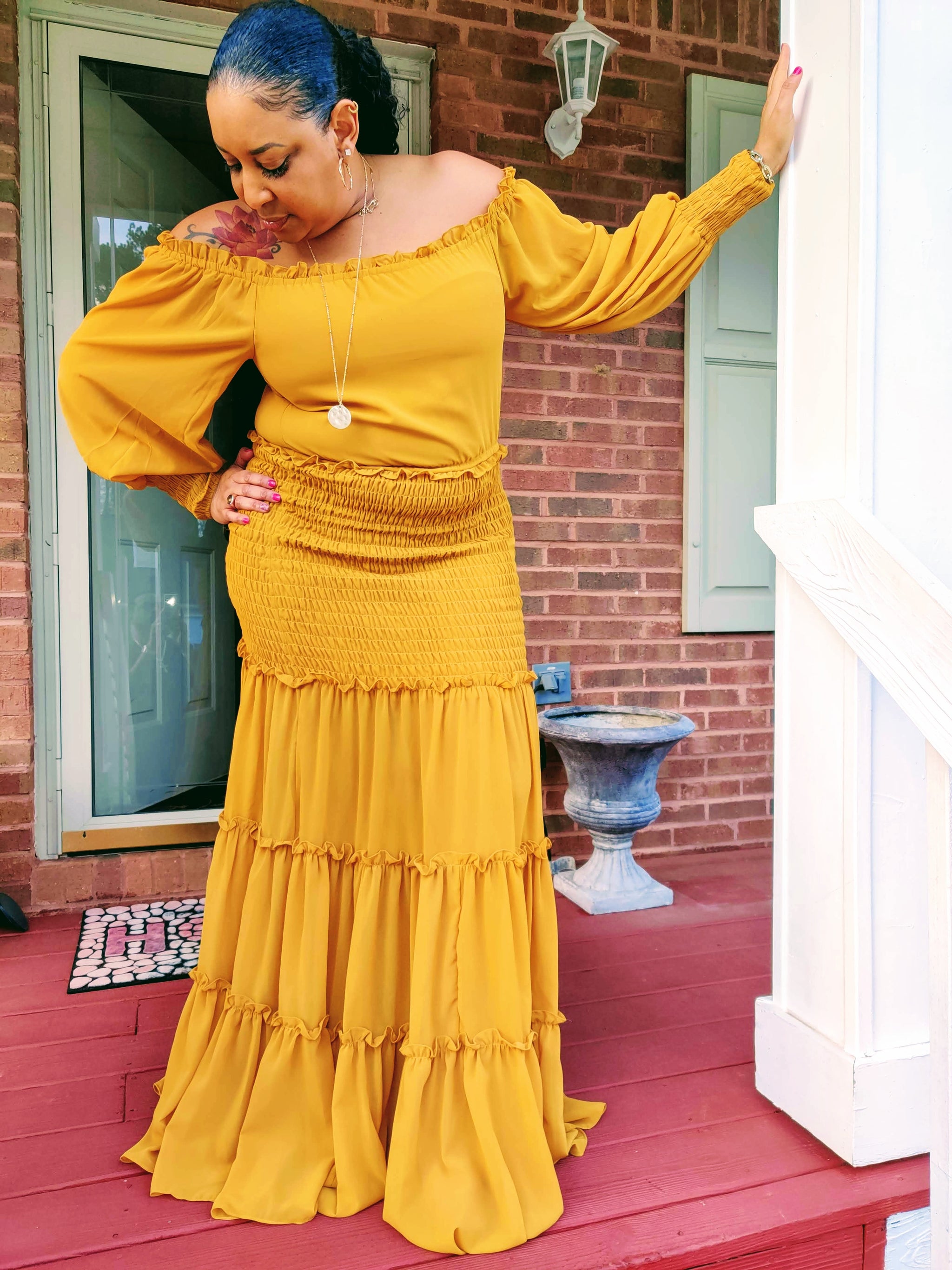 Golden Goddess Maxi One Feisty Peach Golden Goddess Maxi One Feisty Peach