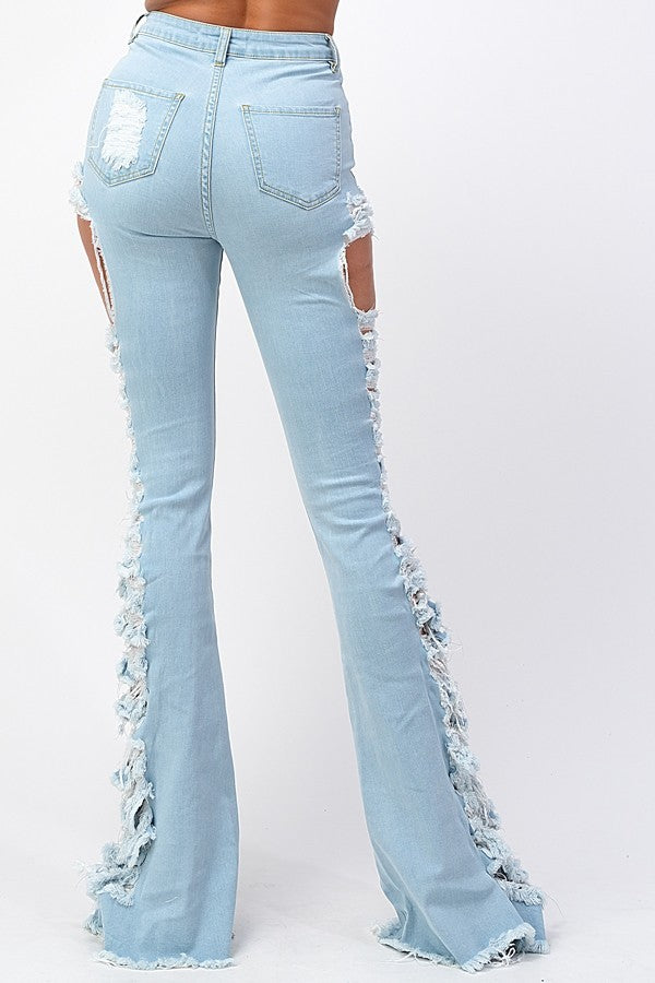 Holy Enough Flared Denim Jeans